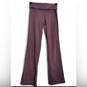 Dan skin fold over yoga pants size m